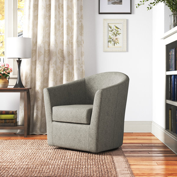 Andover Mills™ Hansell 31'' Wide Swivel Barrel Chair & Reviews